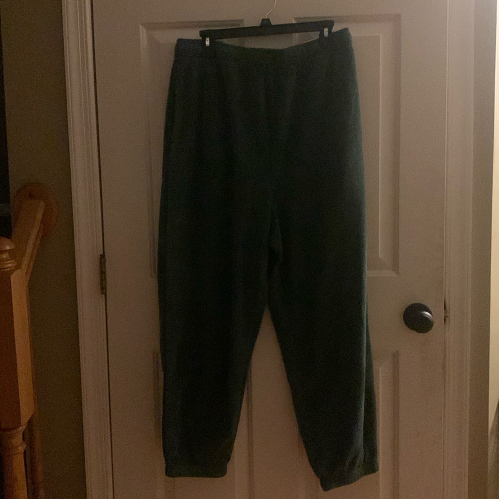 American eagle outfitters baggy joggers size large, regular super high rise